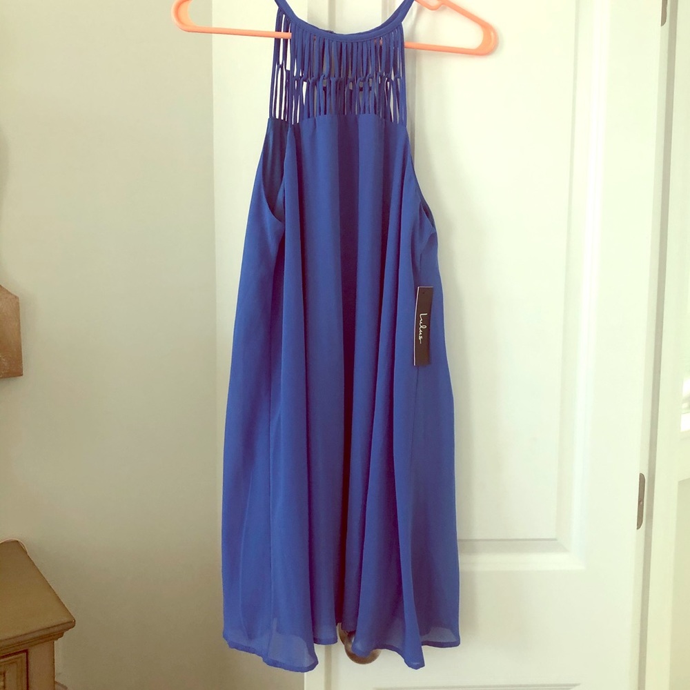 Lulus Summer Blue Dress; NWT, NBW